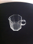 Octagon Cream Pitchers Clear