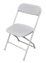 White Folding Chair