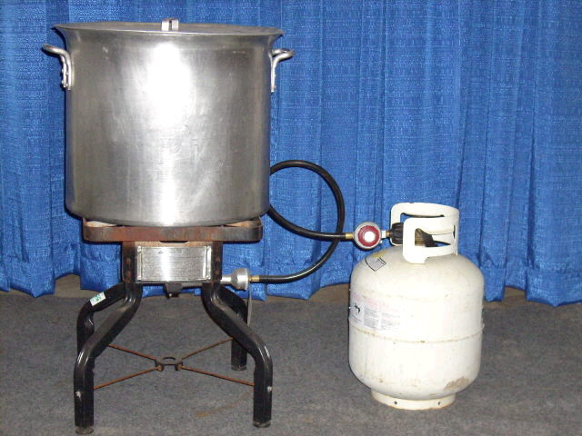 Propane Burner, Pot & Basket Propane Burner, Pot & Basket