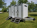 Portable Restroom Trailer Triple