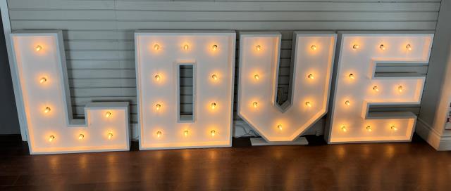 Marquee Letters "LOVE" Marquee Letters "LOVE"