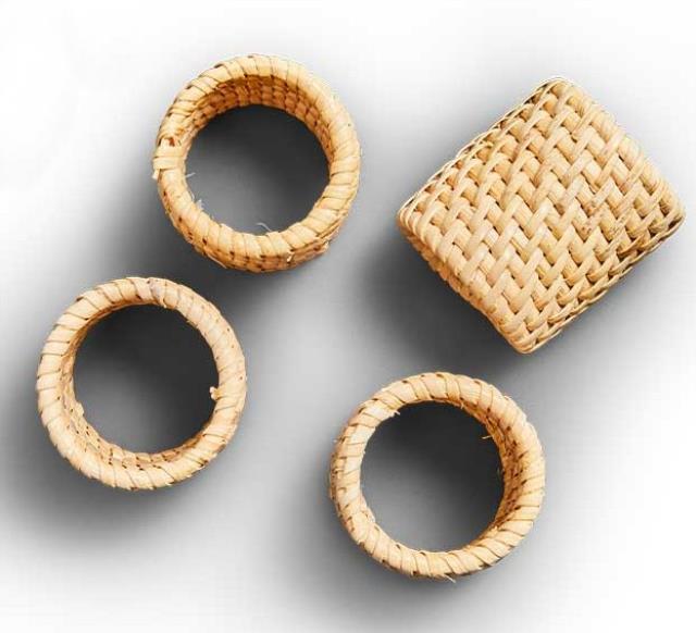 Rattan Honey Napkin Ring