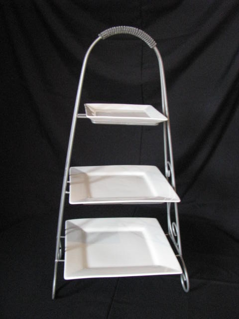 3 Tier Square Plate Stand 3 Tier Square Plate Stand