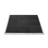 12X12 Black Dance Floor