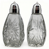 Salt & Pepper - Cut Glass Salt & Pepper - Cut Glass