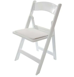White Resin Folding Chair White Resin Folding Chair